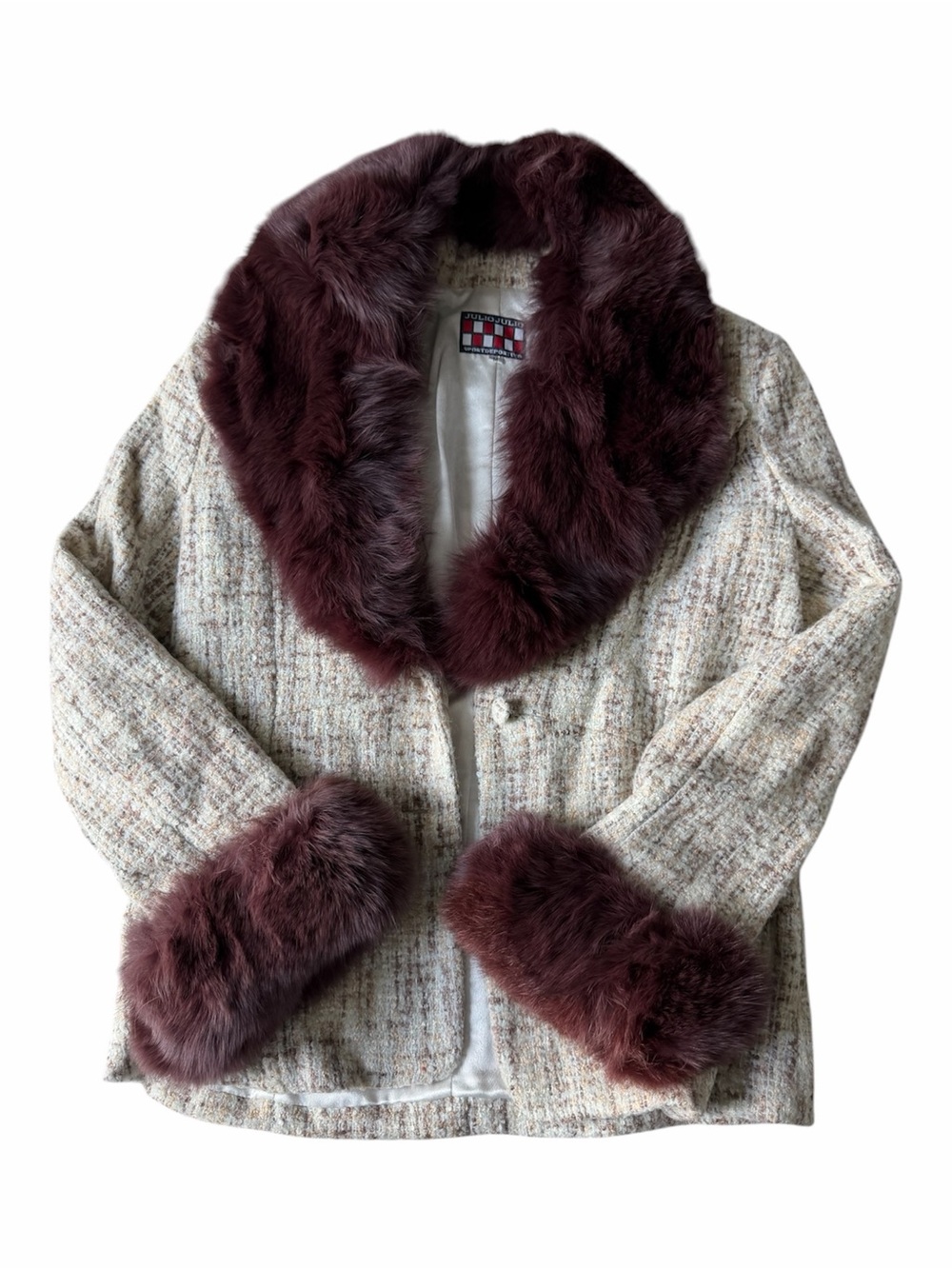 ✅ Julio Sport Jacket with removable fur collar  size M